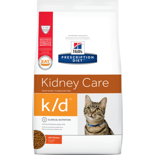 Hills Prescription Diet gato kidney care K/D pollo - 1.81 K