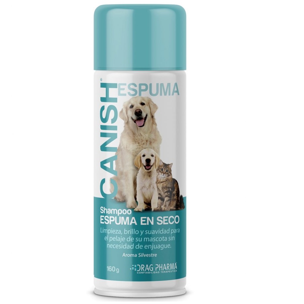 Canish perros y gatos shampoo espuma en seco - 160 g