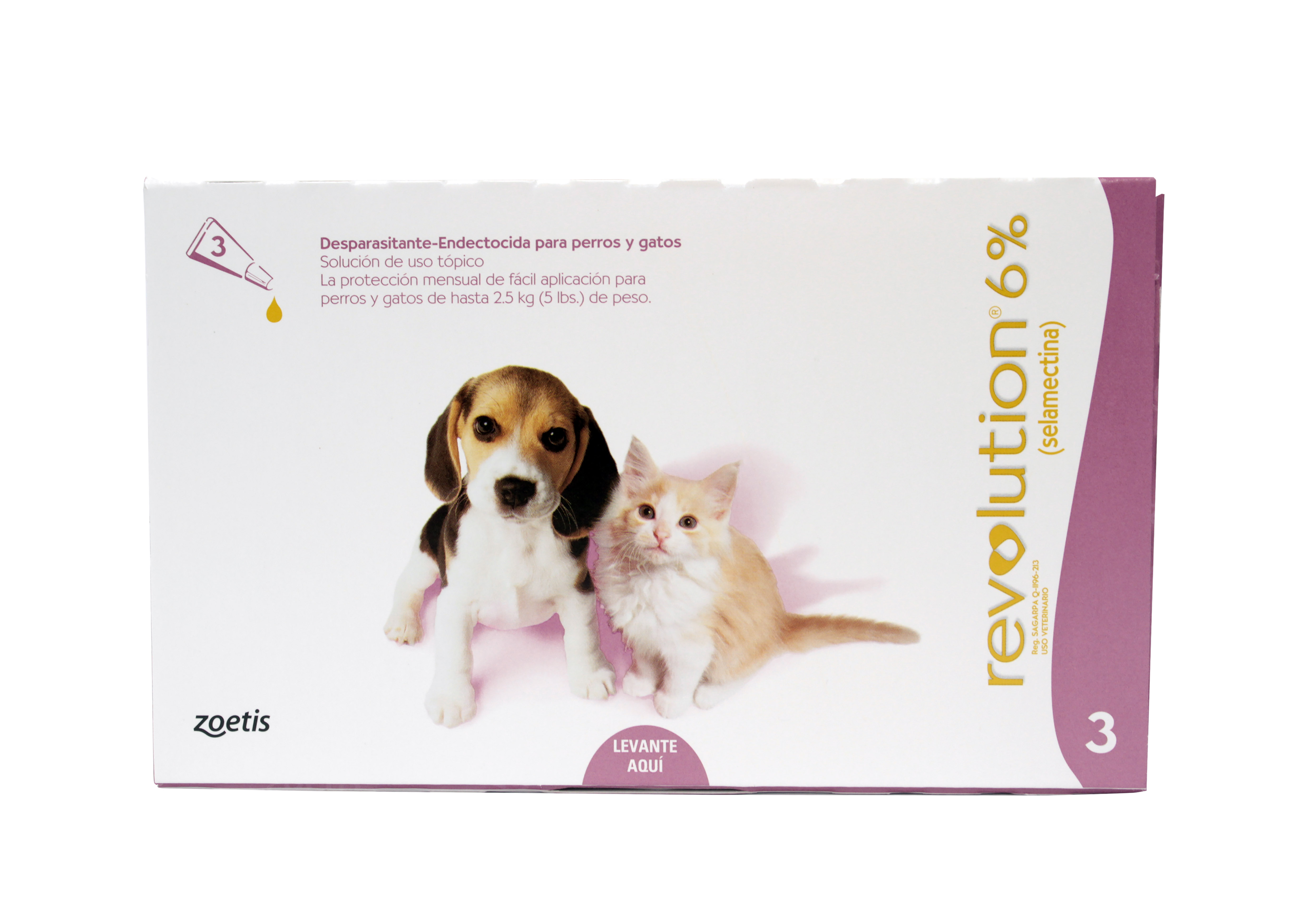 REVOLUTION PERROS Y GATOS 1 PIPETA   -  HASTA 2.5KG