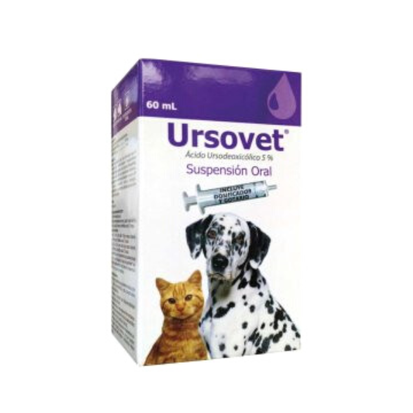 URSOVET - FRASCO 60 ML ( Acido Ursodeoxicolico 5%)