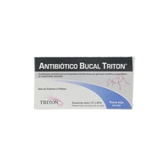 TRITON ANTIBIOTICO BUCAL - 1 COMPRIMIDO