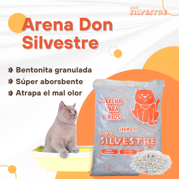 Arena para gatos Don Silvestre